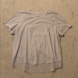 Lululemon criss cross back tee